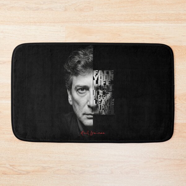 Item preview, Neil Gaiman Split Face Quote Poster designed and sold by Enea Kelo.