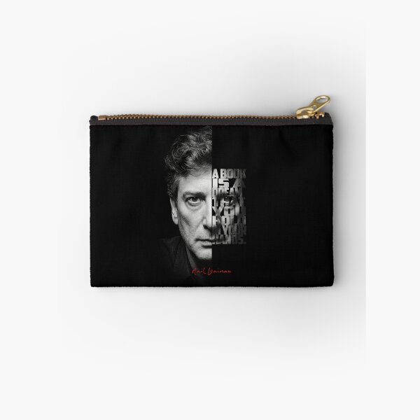Item preview, Neil Gaiman Split Face Quote Poster designed and sold by Enea Kelo.
