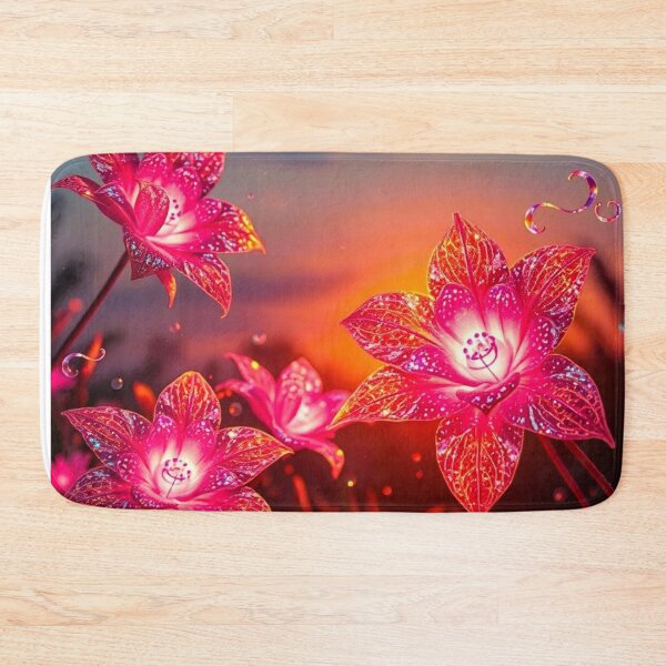 Item preview, Pink diamond flowers designed and sold by PurvaNimfaMagic.