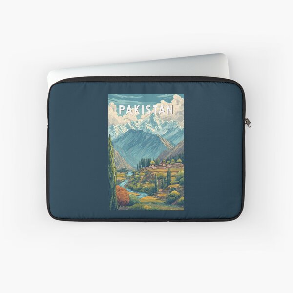 Item preview, Pakistan Illustration Travel Art Vintage designed and sold by KrisSidDesigns.