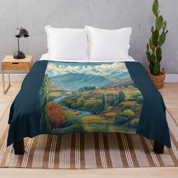 Item preview, Pakistan Illustration Travel Art Vintage designed and sold by KrisSidDesigns.