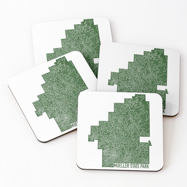 Item preview, Mueller State Park Topography Map designed and sold by Mountain Bound Designs.