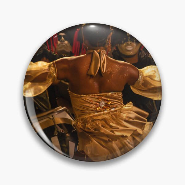 Item preview, Candombe drummers and vedette during Montevideo’s famous desfile de llamadas carnival designed and sold by DFLC Prints.