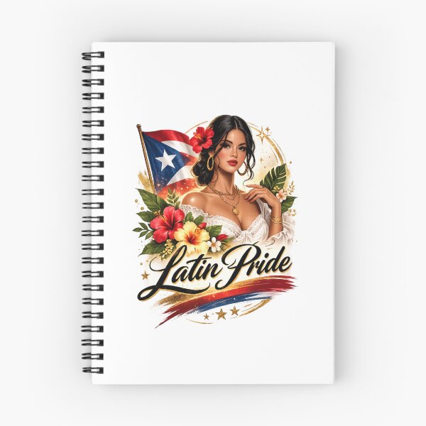 Item preview, Latin Pride Puerto Rican Queen – Latina Culture Floral Design designed and sold by Aura.Creative.