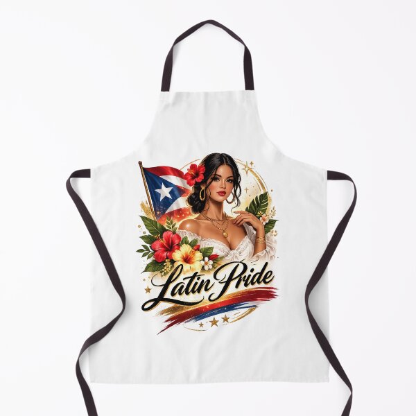 Item preview, Latin Pride Puerto Rican Queen – Latina Culture Floral Design designed and sold by Aura.Creative.
