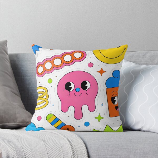 Item preview, Joyful Pop-Art Illustration – Neon Cartoon Characters & Abstract Shapes designed and sold by HOODYBUDSTYLES.
