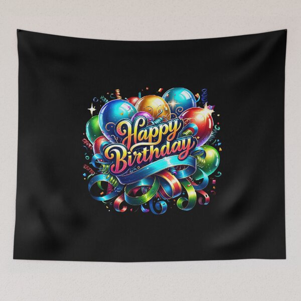 Item preview, Happybirthday – Fun Celebration Design for Shirts & Stickers designed and sold by artedigital99.