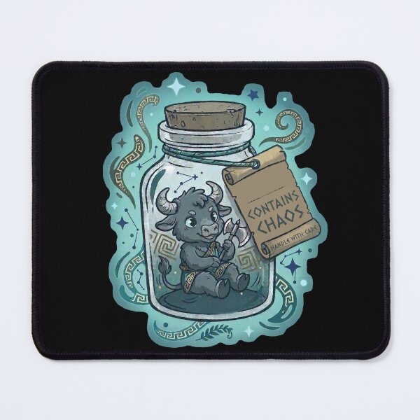 Item preview, Cute Baby Minotaur in a Jar - Greek Mythology Labyrinth designed and sold by MythoWorldddd.