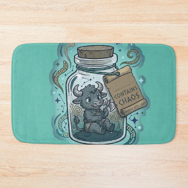 Item preview, Cute Baby Minotaur in a Jar - Greek Mythology Labyrinth  designed and sold by MythoWorldddd.