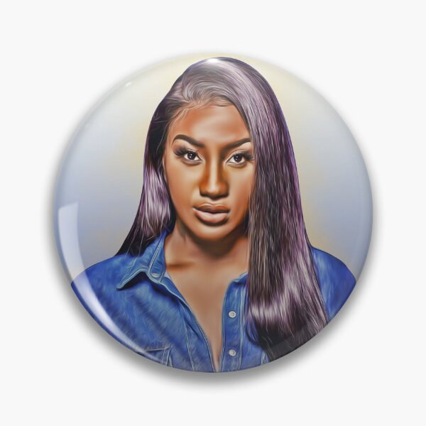 Item preview, Vibrant portrait of Aya Nakamura - Add a touch of French glamour to your decor designed and sold by Vanchys.