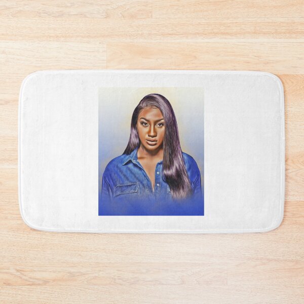 Item preview, Vibrant portrait of Aya Nakamura - Add a touch of French glamour to your decor designed and sold by Vanchys.