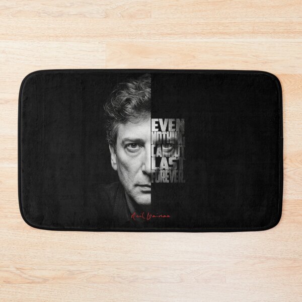 Item preview, Neil Gaiman Split Face Quote Poster designed and sold by Enea Kelo.