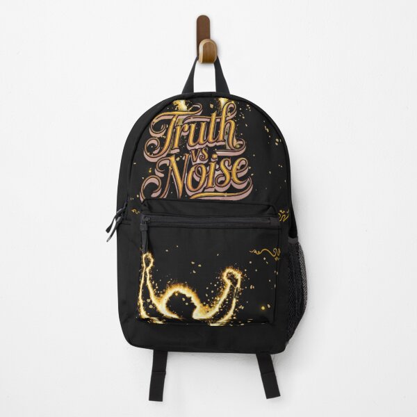 Item preview, Truth vs Noise Spiritual Alignment Design – Gold & Black Law of Attraction Typography designed and sold by gyrate.