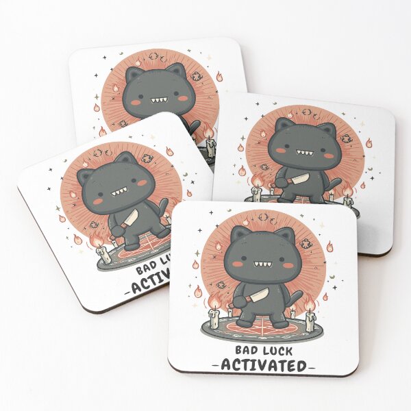 Item preview, Spooky Black Cat With Knife designed and sold by Region.