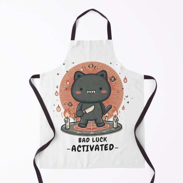 Item preview, Spooky Black Cat With Knife designed and sold by Region.