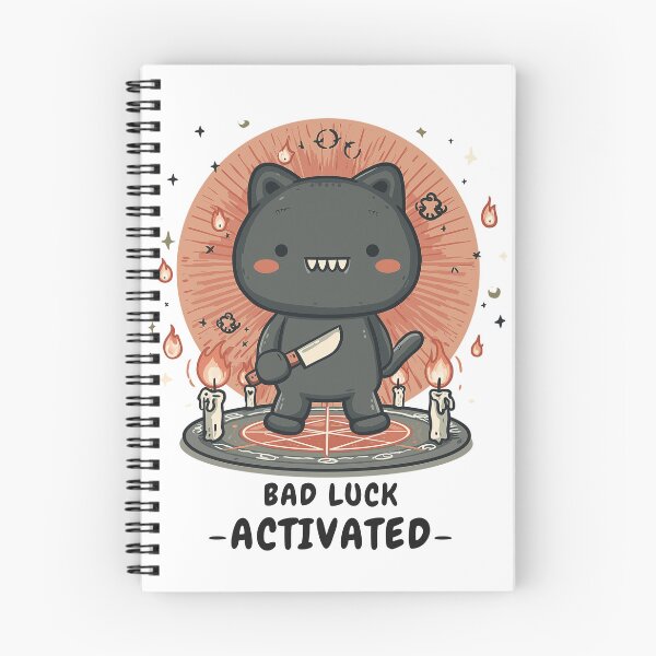 Item preview, Spooky Black Cat With Knife designed and sold by Region.