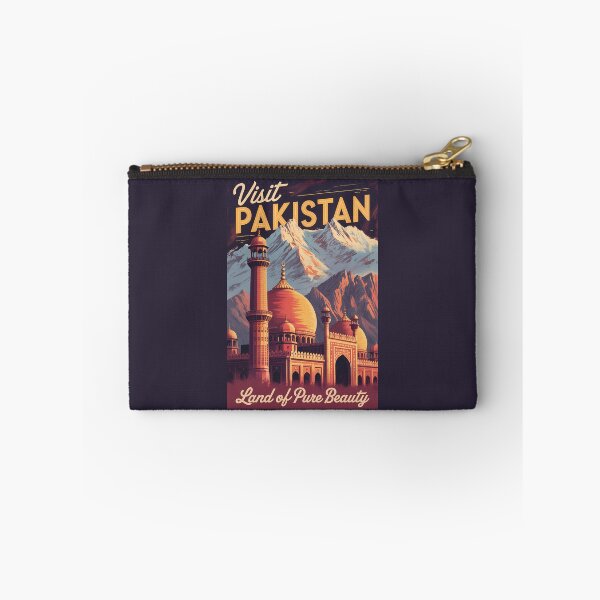 Item preview, Pakistan Mountains Illustration Travel Art Vintage designed and sold by KrisSidDesigns.
