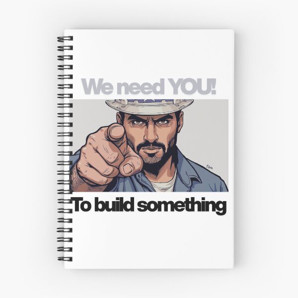Item preview, We need You! designed and sold by HARDWORK_FUNNYSHOP.