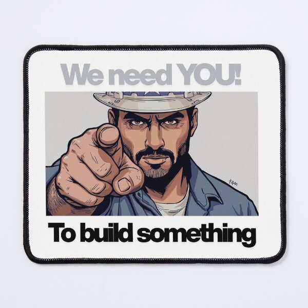 Item preview, We need You! designed and sold by HARDWORK_FUNNYSHOP.