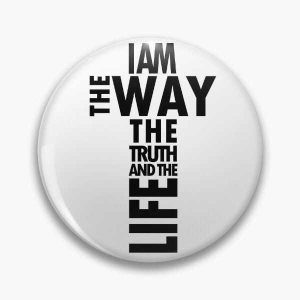 Item preview, Jesus: I am the Way, the Truth, and the Life John14:6 Black Lettering Cross designed and sold by Rolographics1.
