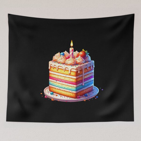 Item preview, Cake Candles & Balloons – Happy Birthday Celebration Design designed and sold by artedigital99.