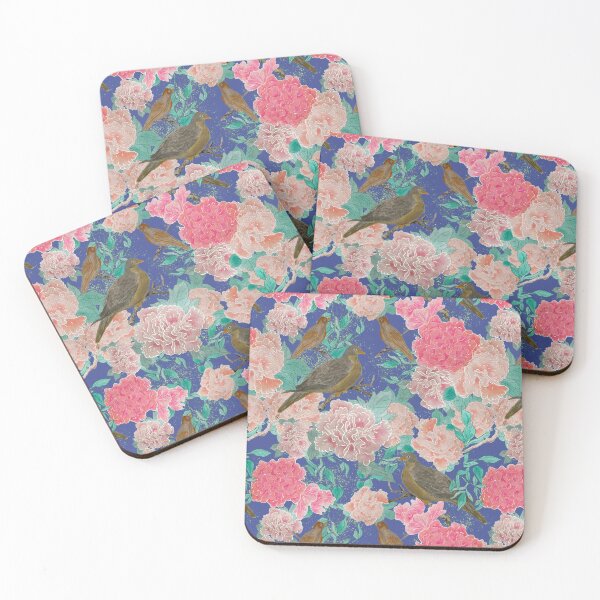 Item preview, BIRD TALK ON FLOWER BRANCHES designed and sold by ABEBERMANCHUTE.