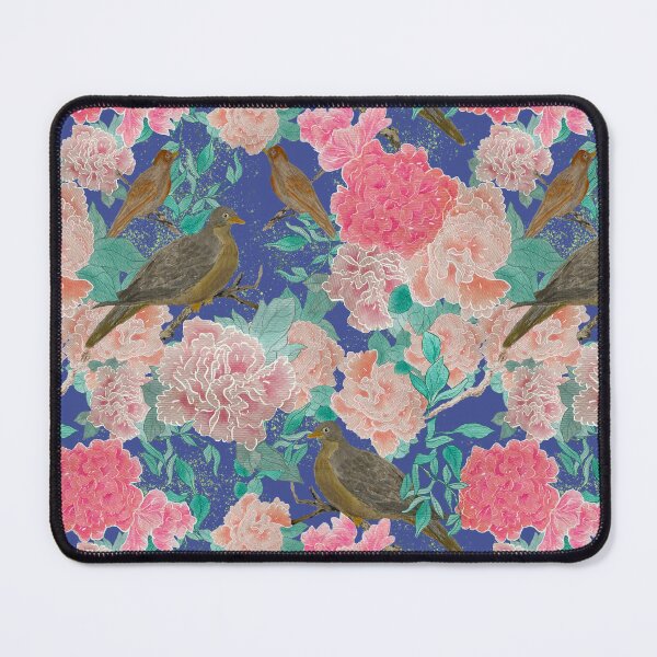 Item preview, BIRD TALK ON FLOWER BRANCHES designed and sold by ABEBERMANCHUTE.