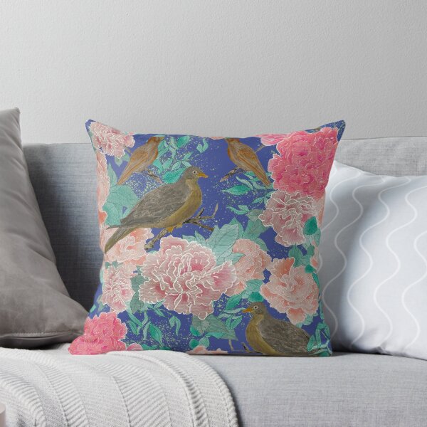 Item preview, BIRD TALK ON FLOWER BRANCHES designed and sold by ABEBERMANCHUTE.