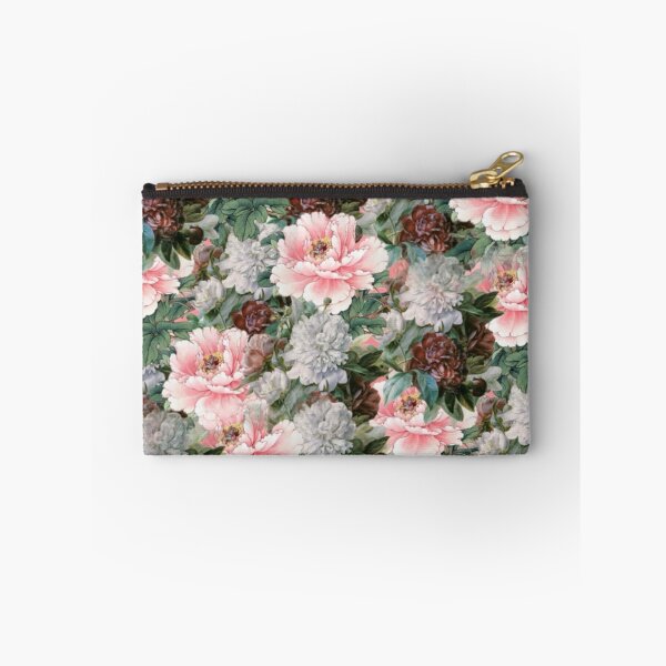 Item preview, Pink Rose Vintage Green Floral Digital Faux Decoupage Collage designed and sold by Licorice Moon.
