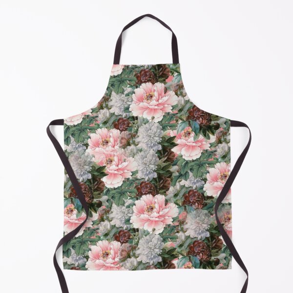 Item preview, Pink Rose Vintage Green Floral Digital Faux Decoupage Collage designed and sold by Licorice Moon.
