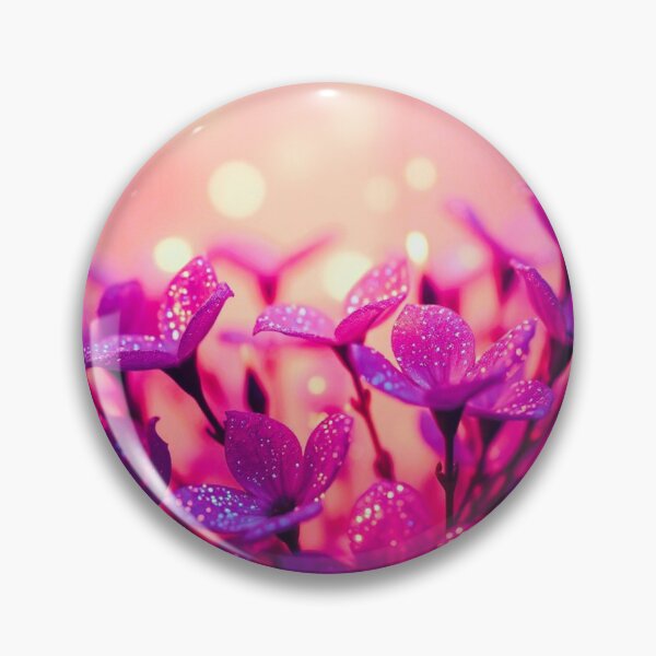 Item preview, glowing flowers, pink wunderbar Blumen designed and sold by PurvaNimfaMagic.