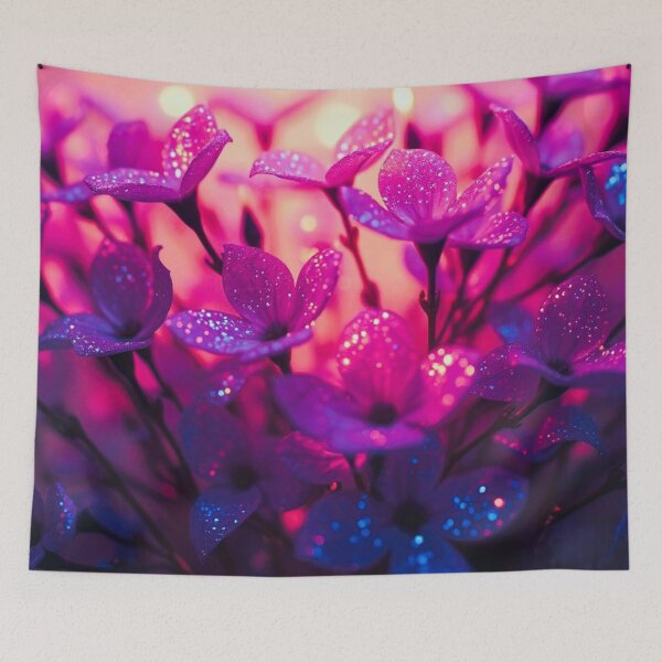 Item preview, glowing flowers, pink wunderbar Blumen designed and sold by PurvaNimfaMagic.