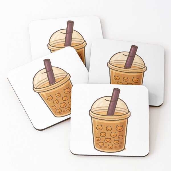Item preview, Cute Cat Bubble Tea designed and sold by Lacritsa .