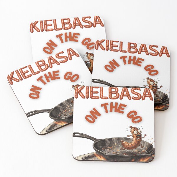 Item preview, Running Kielbasa Sausage - Funny  Breakfast Art designed and sold by MikesLab.