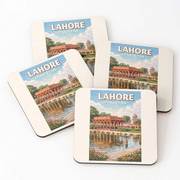 Item preview, Lahore Pakistan Gardens Illustration Travel Art Vintage designed and sold by KrisSidDesigns.