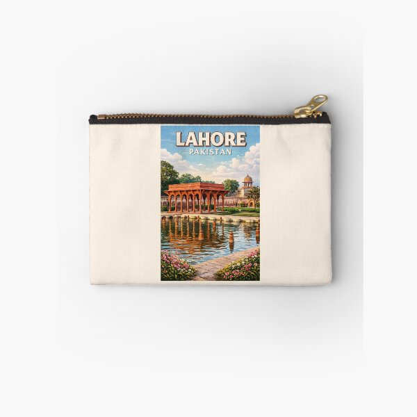 Item preview, Lahore Pakistan Gardens Illustration Travel Art Vintage designed and sold by KrisSidDesigns.