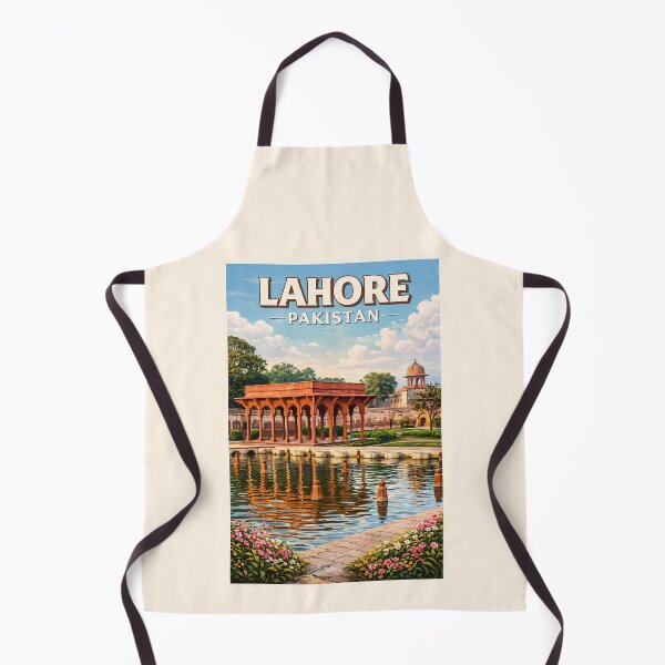 Item preview, Lahore Pakistan Gardens Illustration Travel Art Vintage designed and sold by KrisSidDesigns.