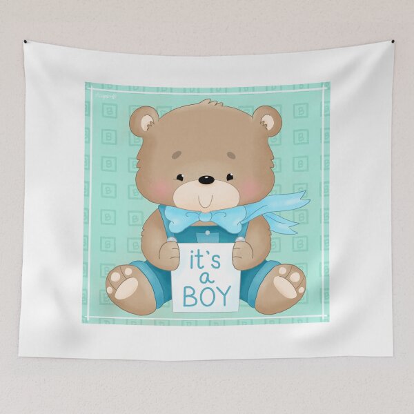 Item preview, It’s a Boy designed and sold by Megan Makes Art VT.