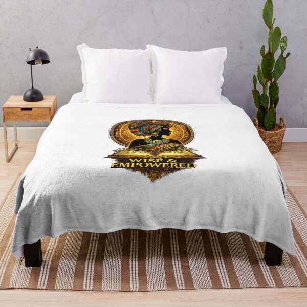 Item preview, Wise & Empowered – African Queen Knowledge Empowerment Design designed and sold by Aura.Creative.