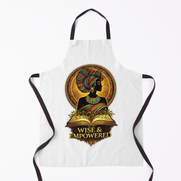 Item preview, Wise & Empowered – African Queen Knowledge Empowerment Design designed and sold by Aura.Creative.