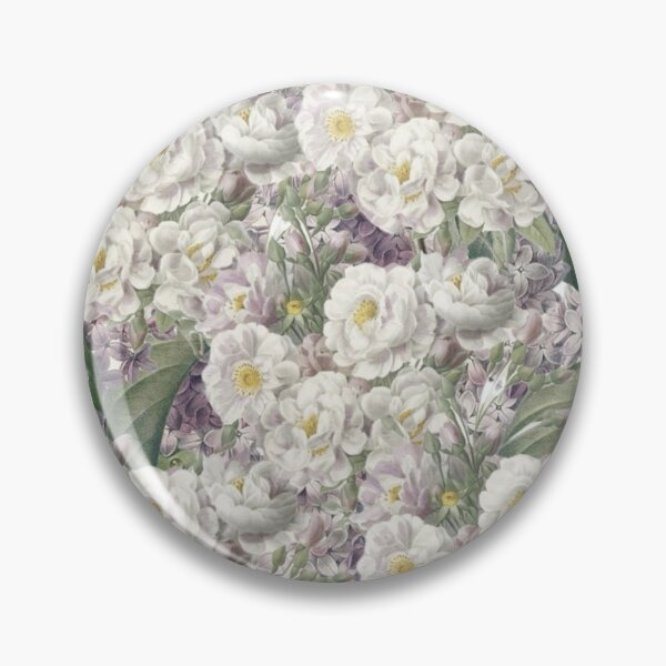 Item preview, Vintage Floral Lilacs and White Roses Digital Faux Decoupage Collage designed and sold by Licorice Moon.