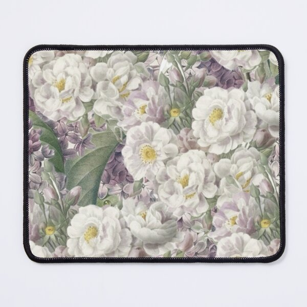 Item preview, Vintage Floral Lilacs and White Roses Digital Faux Decoupage Collage designed and sold by Licorice Moon.