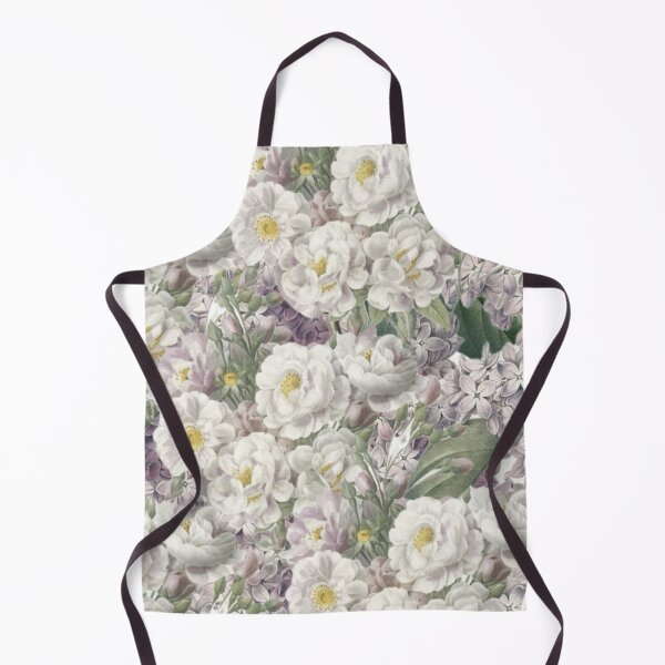 Item preview, Vintage Floral Lilacs and White Roses Digital Faux Decoupage Collage designed and sold by Licorice Moon.