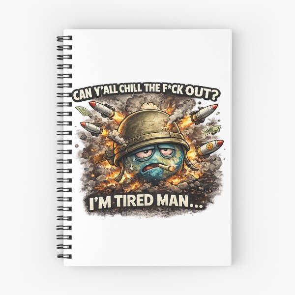 Item preview, Can Y’all Chill The F*ck Out – WW3 Meme Earth designed and sold by The Engineer.