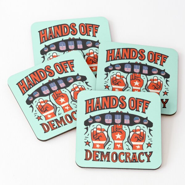Item preview, Banner: Hands off our democracy designed and sold by JaroDesign2023.