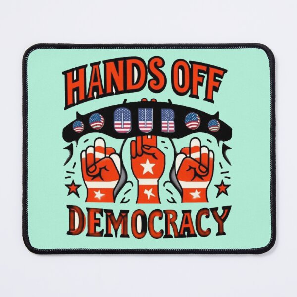 Item preview, Banner: Hands off our democracy designed and sold by JaroDesign2023.