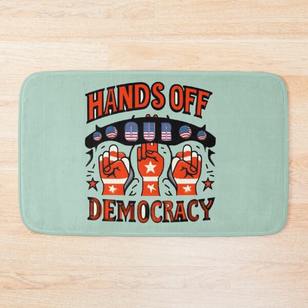 Item preview, Banner: Hands off our democracy designed and sold by JaroDesign2023.