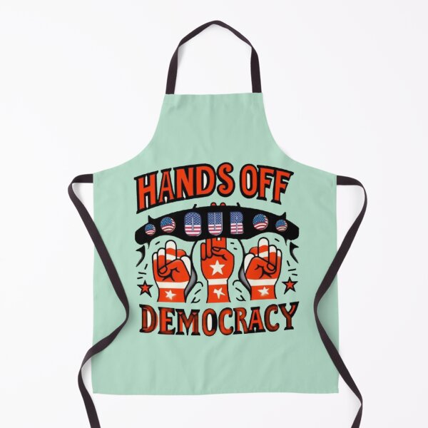 Item preview, Banner: Hands off our democracy designed and sold by JaroDesign2023.