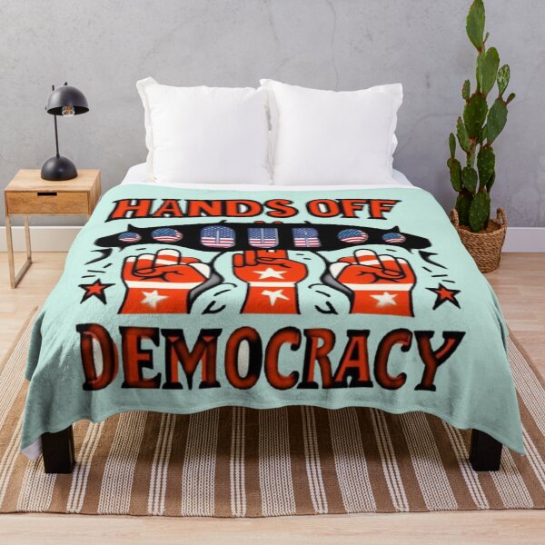 Item preview, Banner: Hands off our democracy designed and sold by JaroDesign2023.