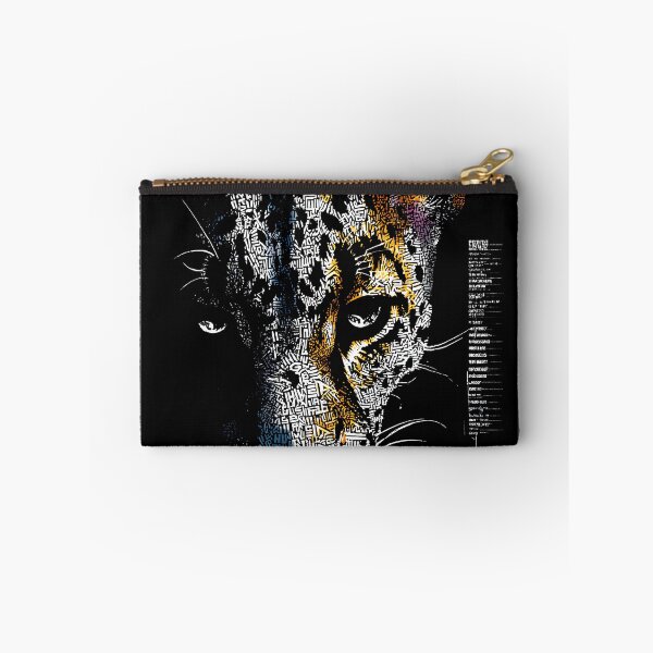 Item preview, Advocate for Wildlife Freedom- Striking Tiger Face in Typography and Born Free Statement designed and sold by OlfactoART Studio.